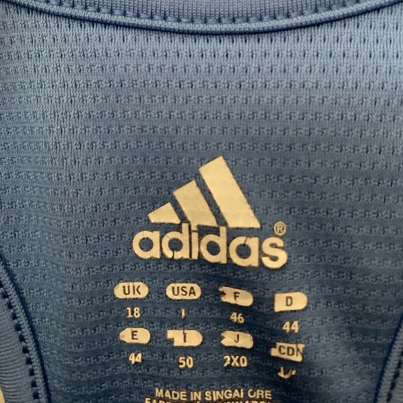 Adidas blue sports bra size large - Picture 4 of 4